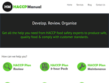 Tablet Screenshot of haccpmanual.com